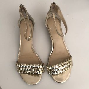 Gold Enzo Angiolini Sandals